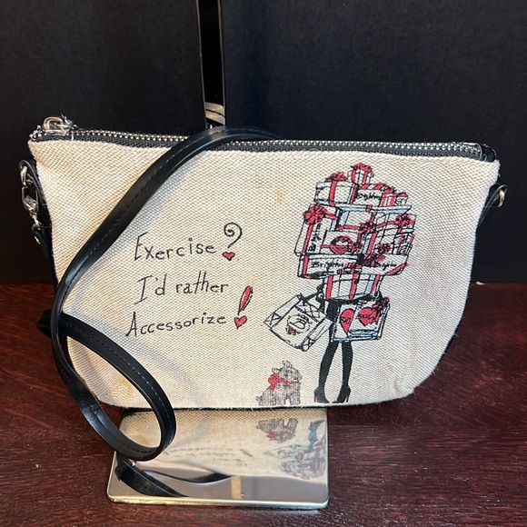 👜 Brighton Canvas Scottie Dog Crossbody Purse Exercise? I’d Rather Accessorize! - Picture 7 of 7